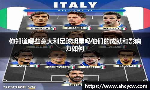 你知道哪些意大利足球明星吗他们的成就和影响力如何